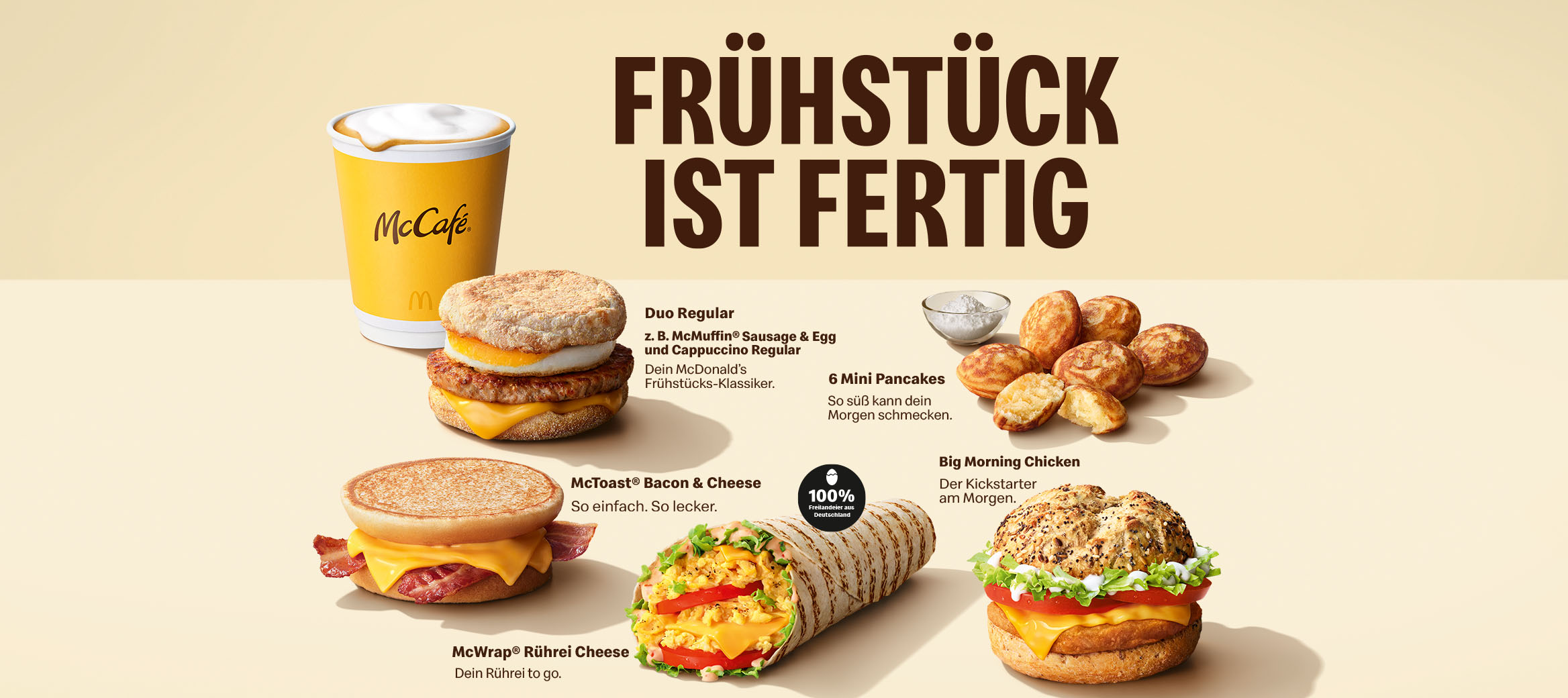 Frühstück ist fertig